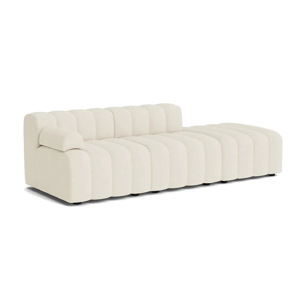 sectionnel de luxe bebelelo en tissu bouclé