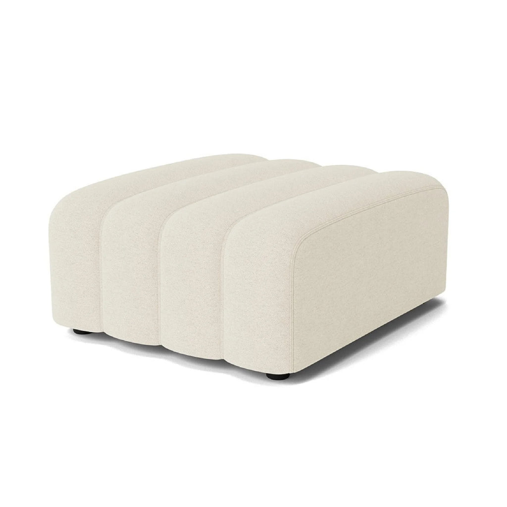 canapé en bouclé avec ottoman amovible