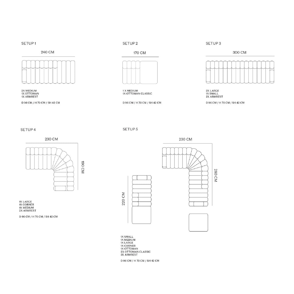 canapé design sécuritaire pour bébé en bouclé