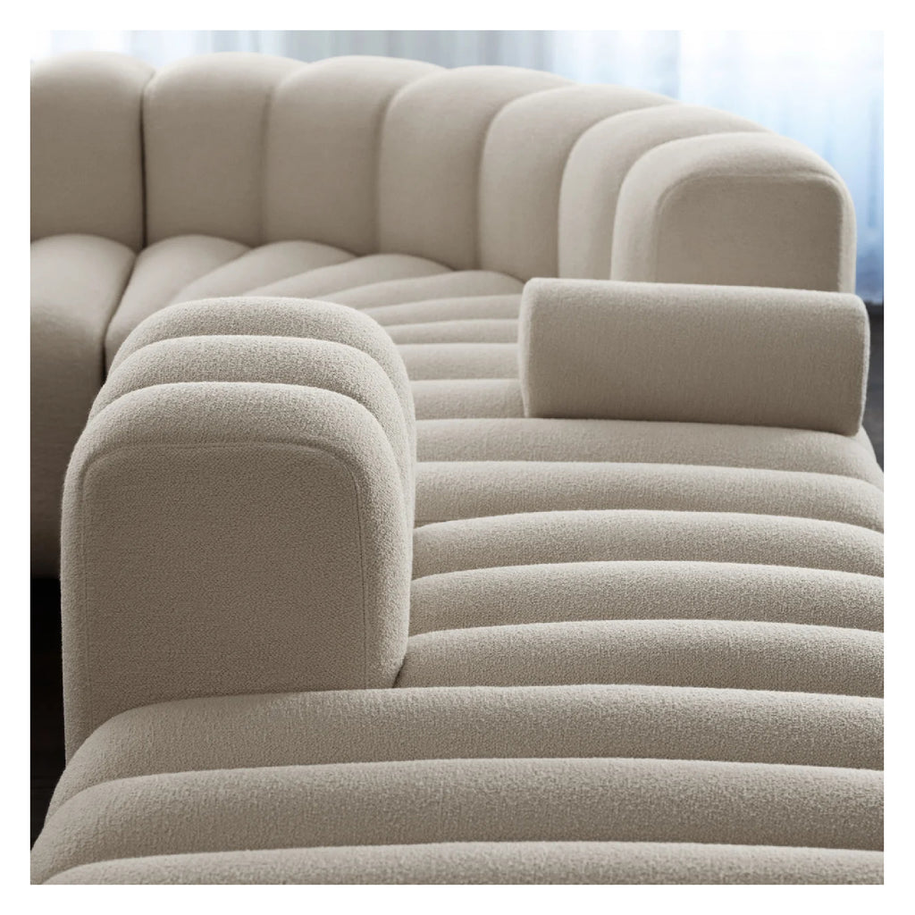canapé sectionnel de luxe avec pièces ajustables