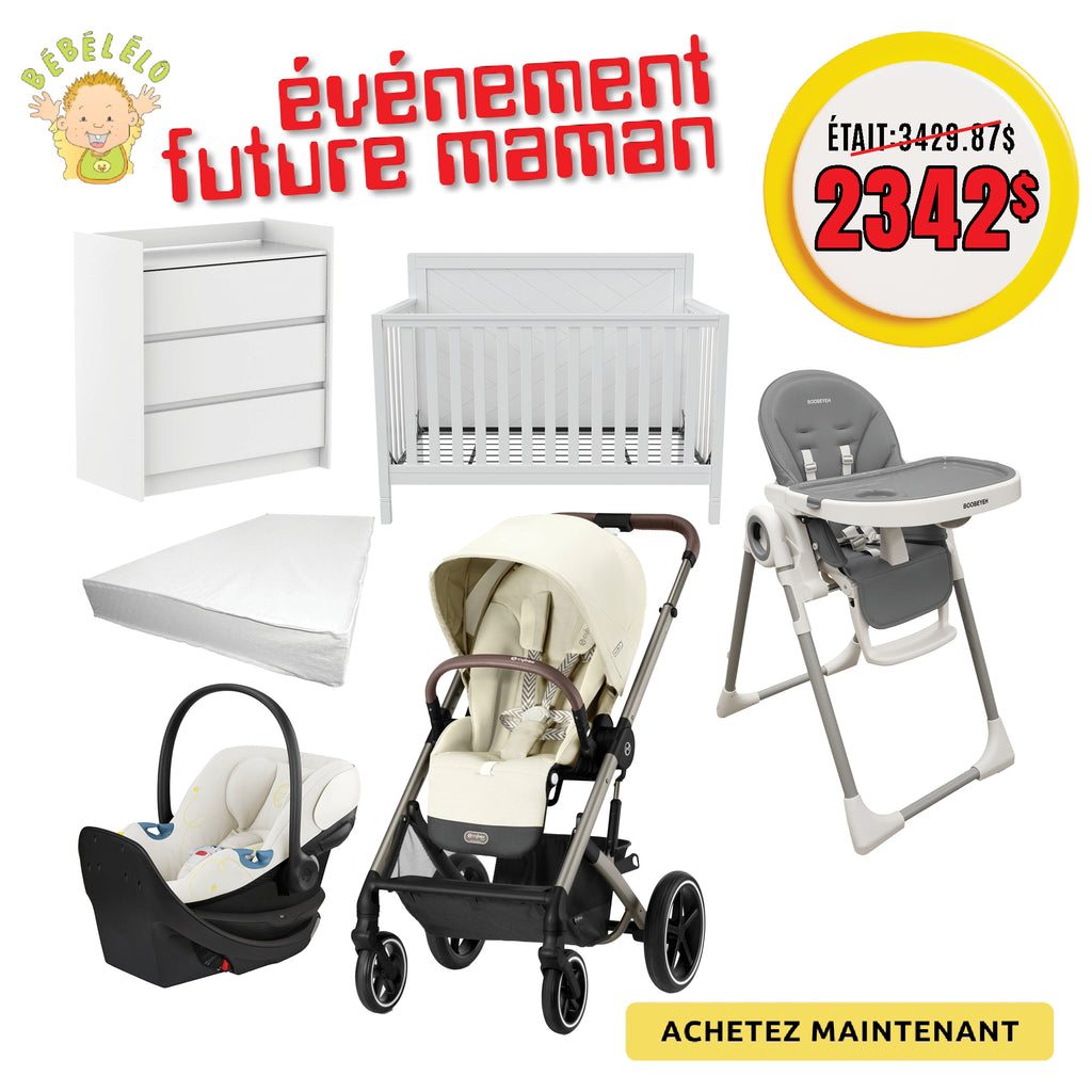 Élevez votre expérience parentale avec le kit complet d'essentiels pour bébé cybex