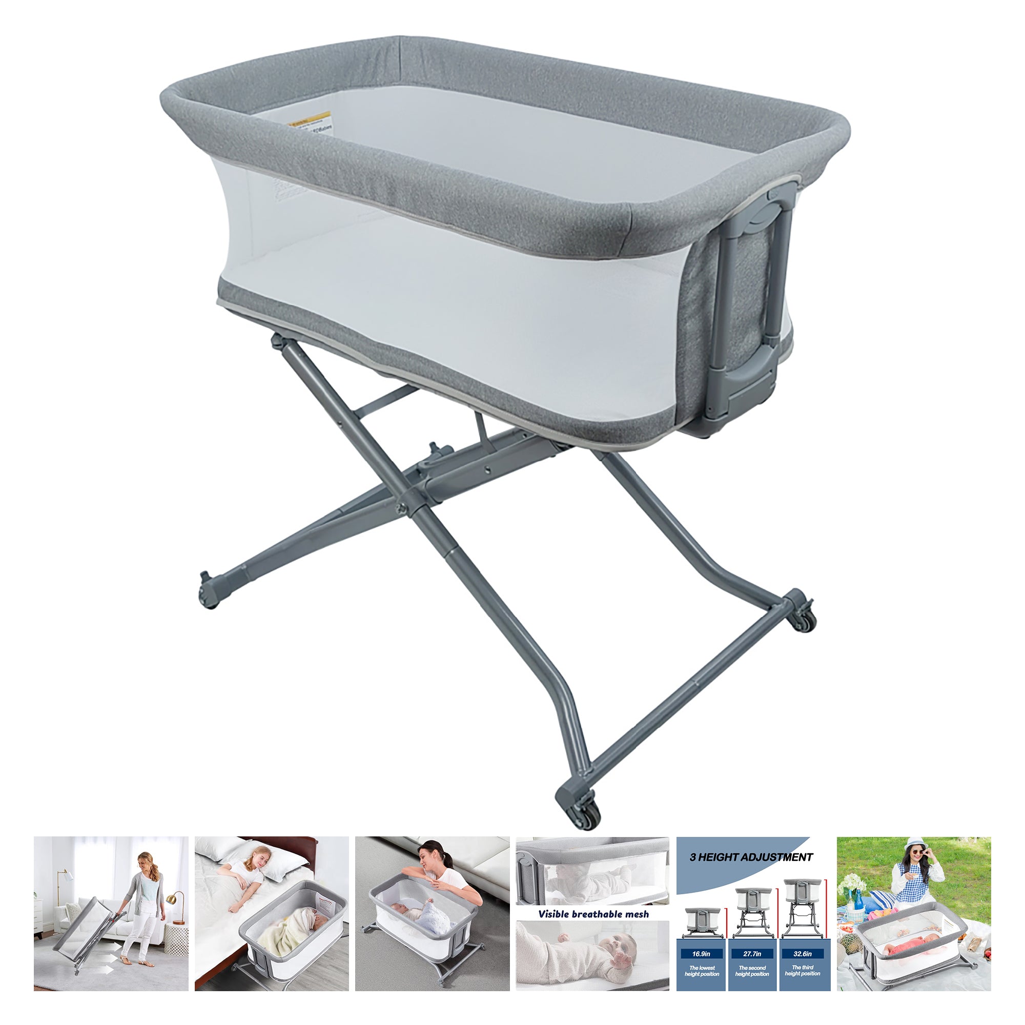 Moonyan Ensemble Poussette pour, Jeu rôle pour pépinière, Accessoires, Poussette, balançoire, Chaise berçante, Chaise Haute, lit Moonyan Ensemble Poussette pour, Jeu rôle pour pépinière, Accessoires, Poussette, balançoire, Chaise berçante, Chaise Haute, lit
