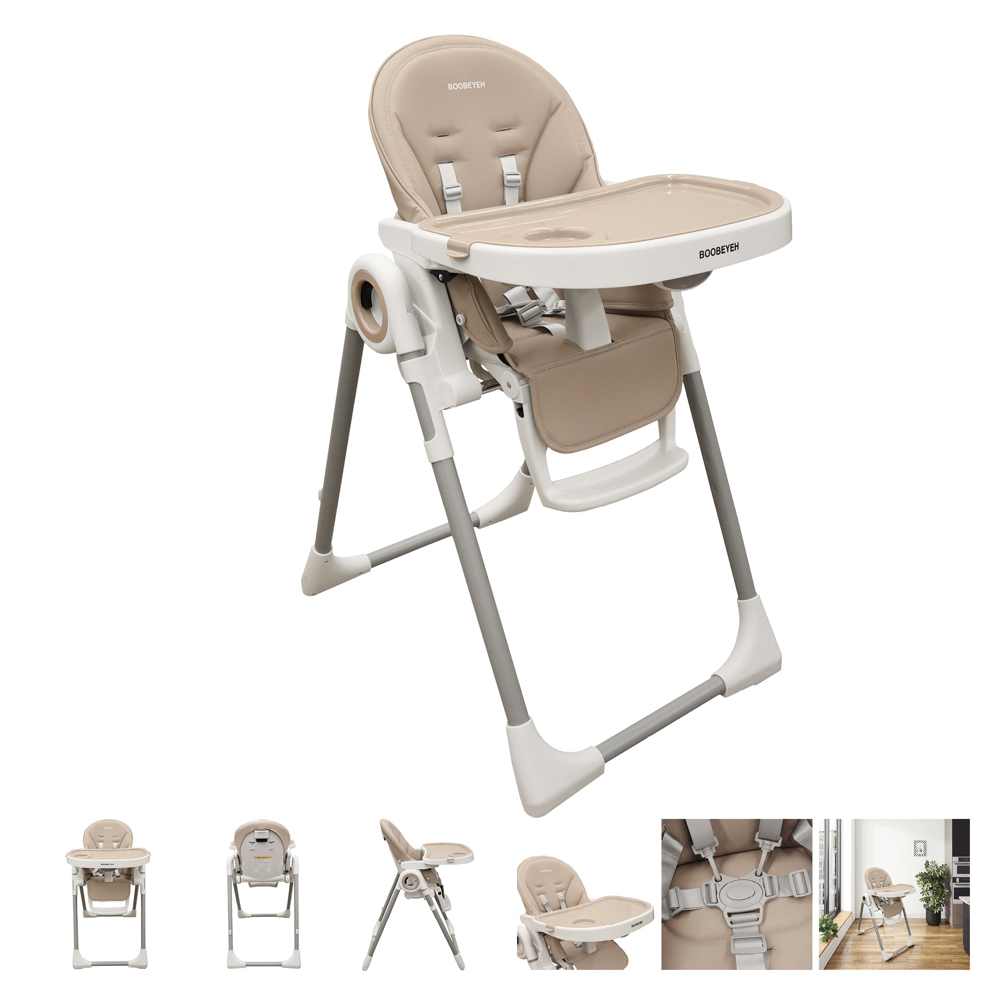 Kit de depart poussette boobeyeh, chaise bercante, siège auto Graco, lit de bébé, bureau double, chaise haute, bassinette et matelas de base