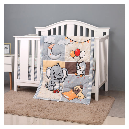 ensemble de lit de bebe elephant 