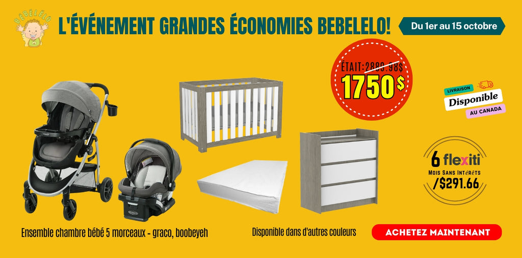 Ensemble chambre bébé 5 morceaux – graco, boobeyeh