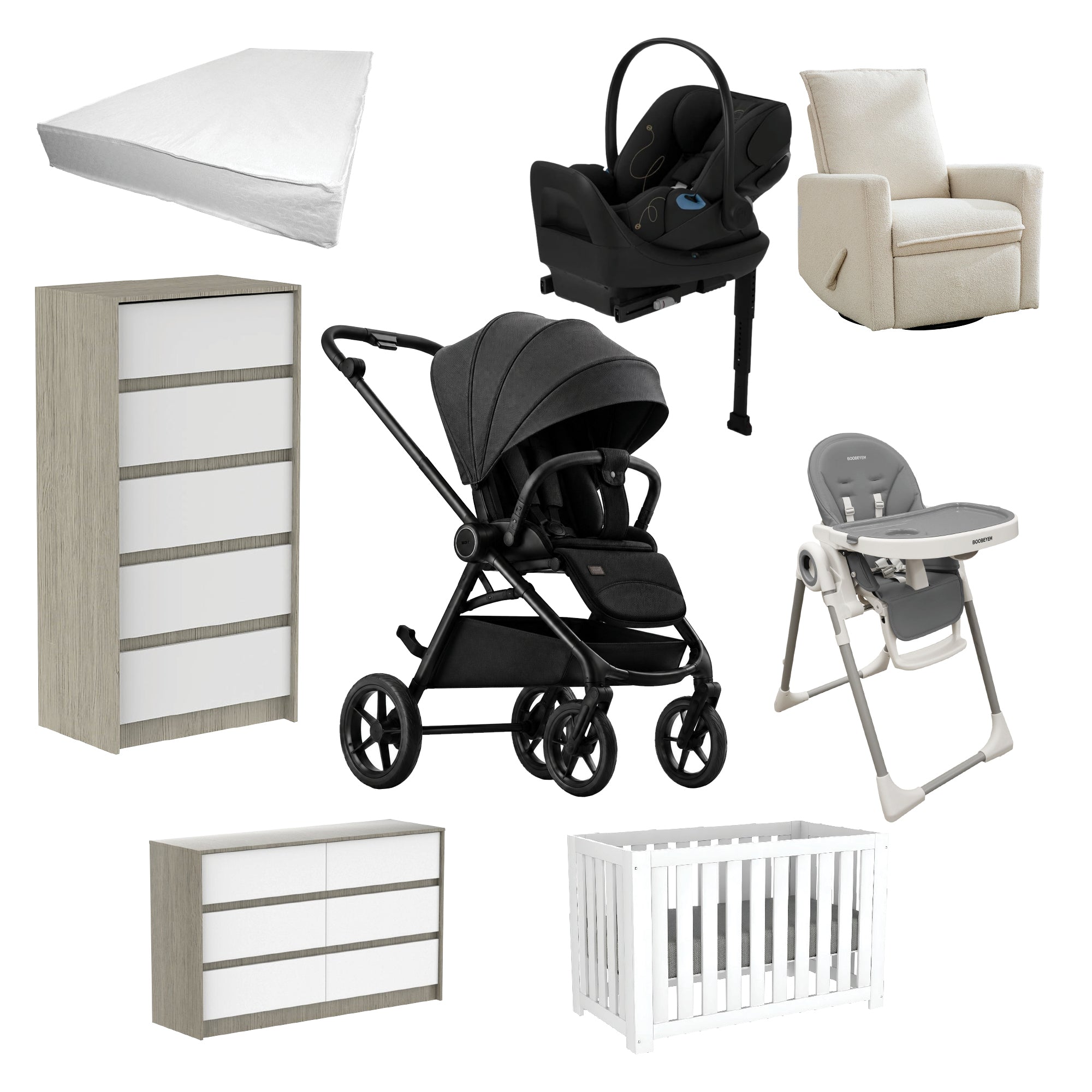 Ensemble complet Cybex pour bébé – voyage, chambre et repas