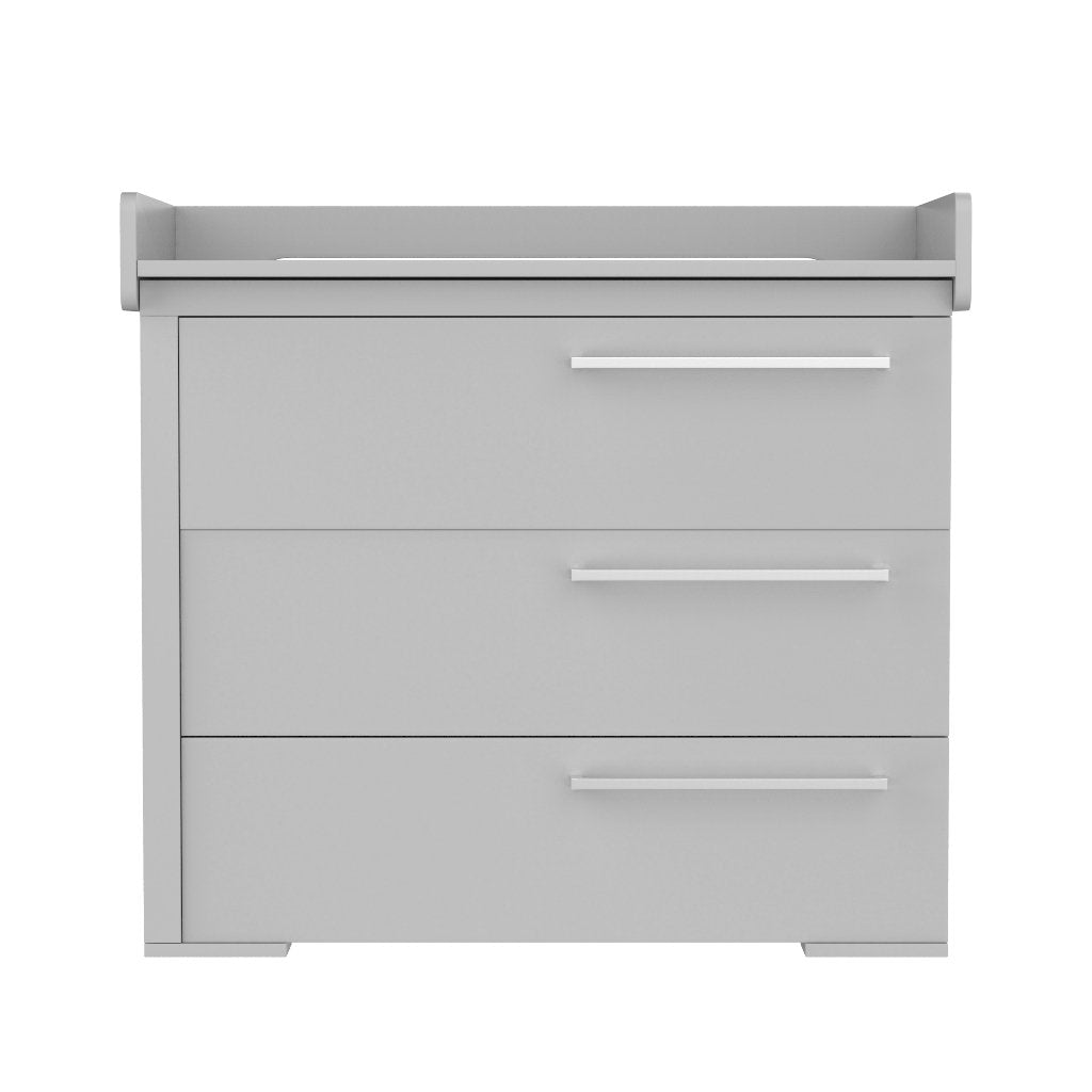 light grey changing table 