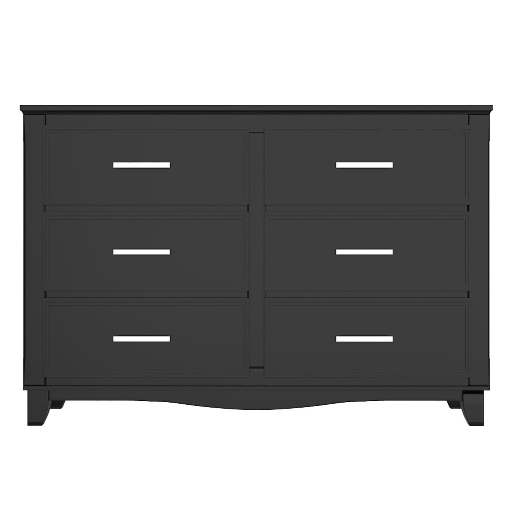 Petit bureau double 6 tiroirs bella pour chambre, java