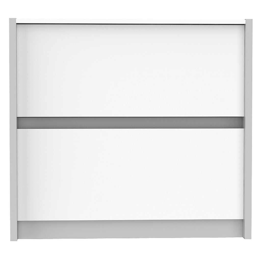 Table de nuit farona pour décoration de chambre, gris clair & blanc