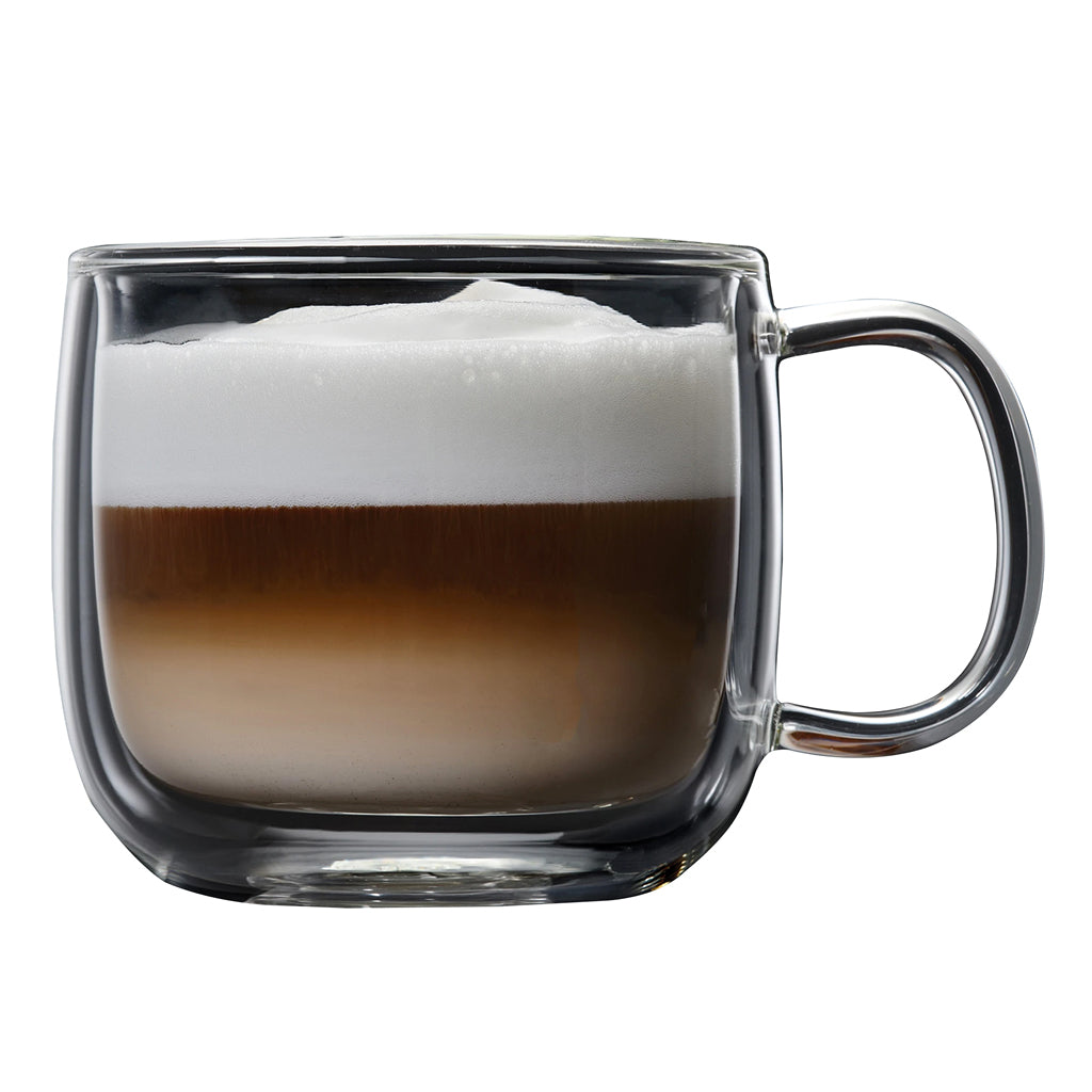 Cafe Latte Double Paroi A Poignee 4PC 475ML Barista